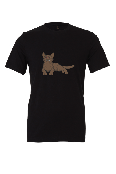 Monster Cat Design T-Shirt Short Sleeve