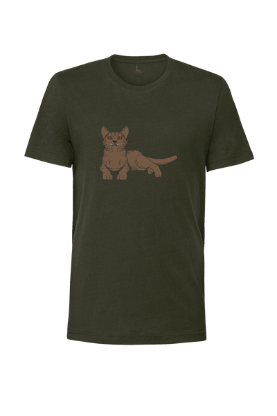 Monster Cat Design T-Shirt Short Sleeve