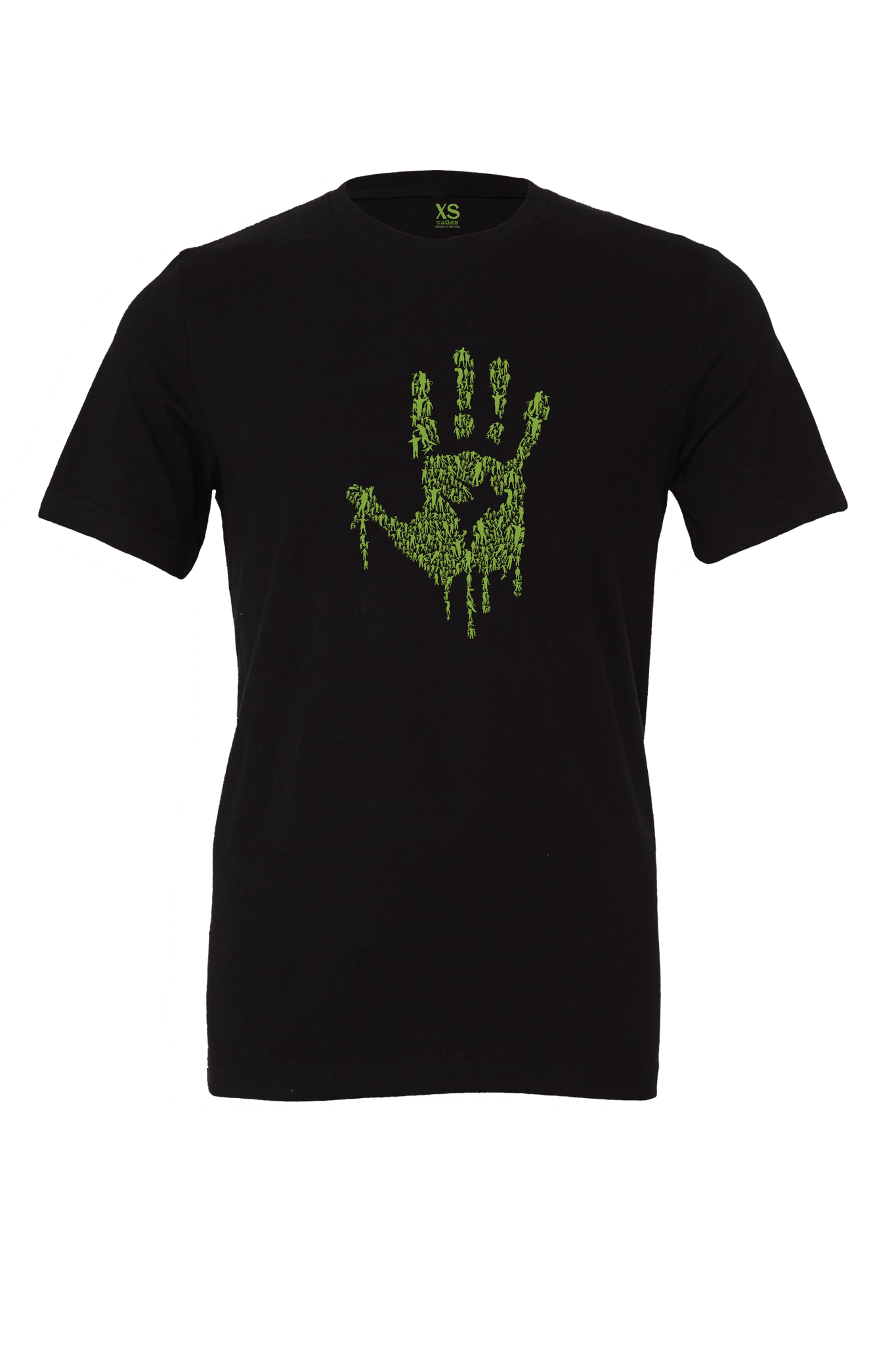 Zombie Hand Design T-Shirt Short Sleeve