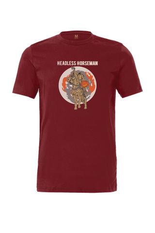 Headless Horseman Design T-Shirt Short Sleeve