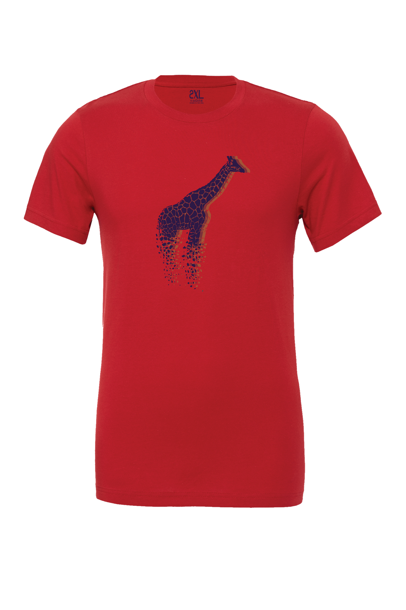 Vanishing Giraffe, T-Shirt Short Sleeve, Design