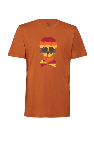 Fall Skull, T-Shirt Short Sleeve, Design