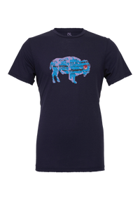 Night Bison, T-Shirt Short Sleeve, Design