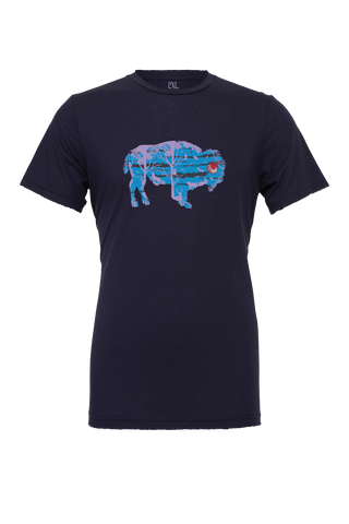 Night Bison, T-Shirt Short Sleeve, Design