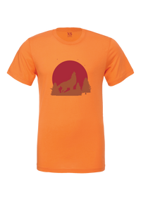 Sunset Wolf, T-Shirt Short Sleeve, Design