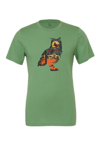 Owl Sunset, T-Shirt Short Sleeve, Design